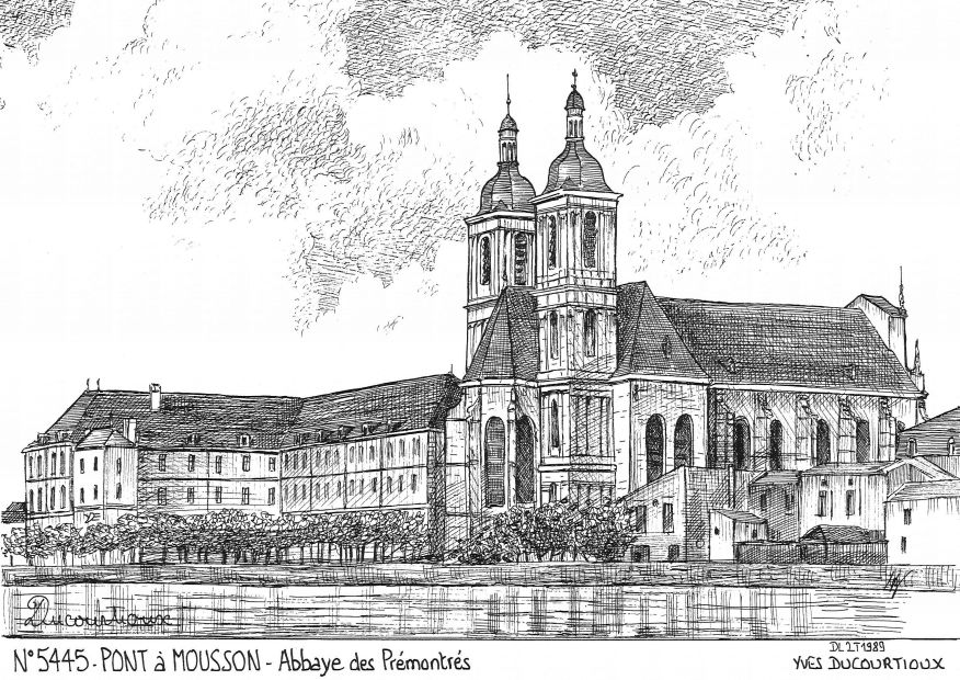 N 54045 - PONT A MOUSSON - abbaye des prémontrés